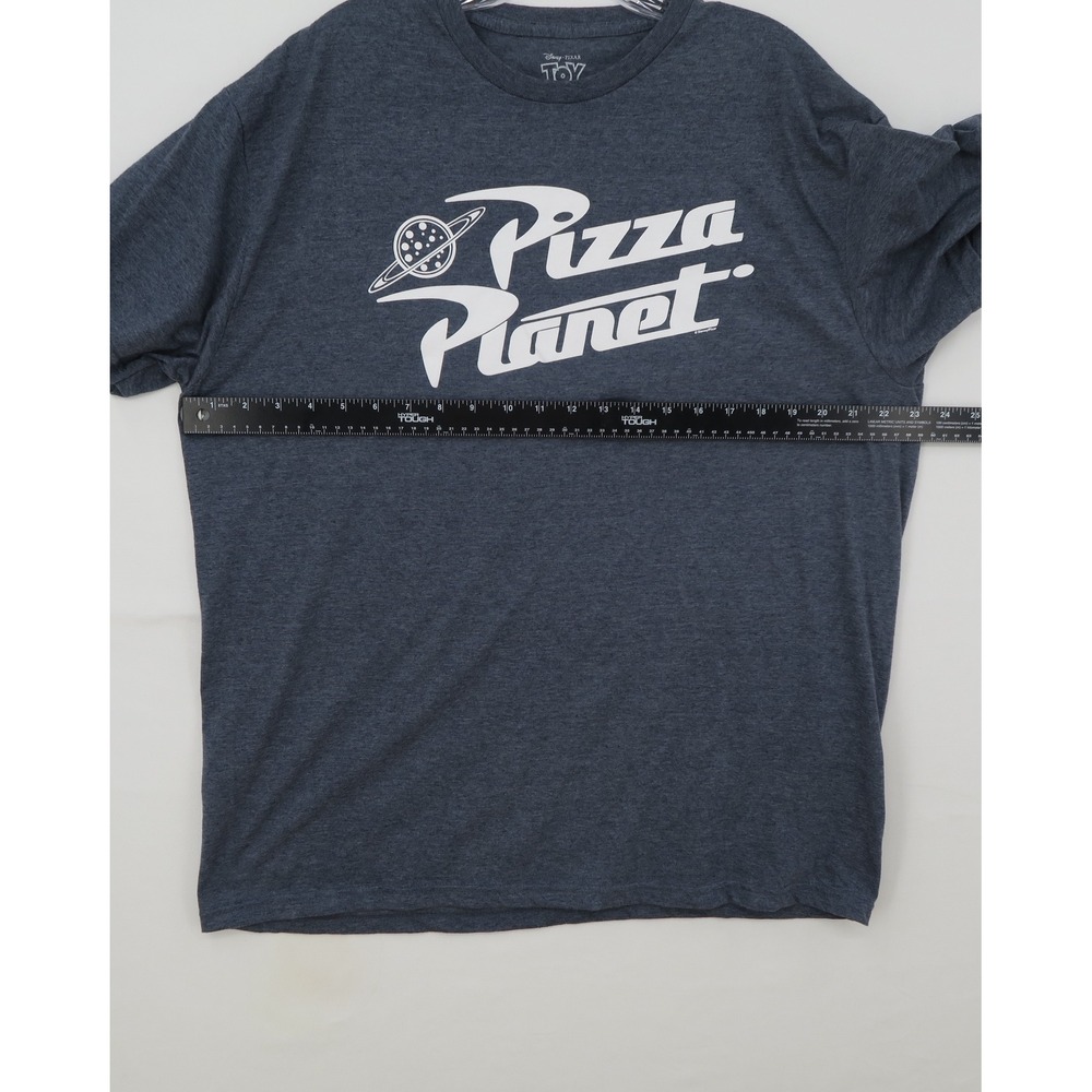 Disney Pixar Toy Story Pizza Planet Graphic T-Shirt Men XL Charcoal Gray Heather - Picture 6 of 8